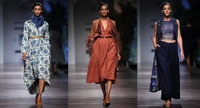 Модный показ индийской одежды