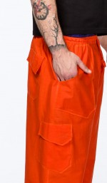 Оранжевые штаны с карманами Шурави