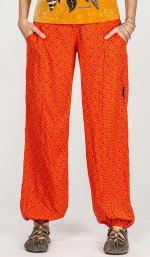 Женские оранжевые штаны Фаварис