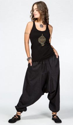 Черные женские шаровары Заратустра